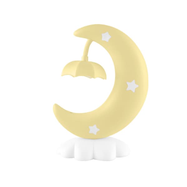 1 Piece (Yellow, 4.2v) Mini Creative Small Table Lamp for Students