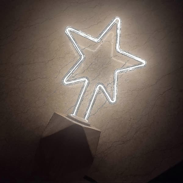 4w E27 Creative LED Bulbs Decorative Star Shaped Bulb Warm White 2700k Ac 220v 360 Beam Angle