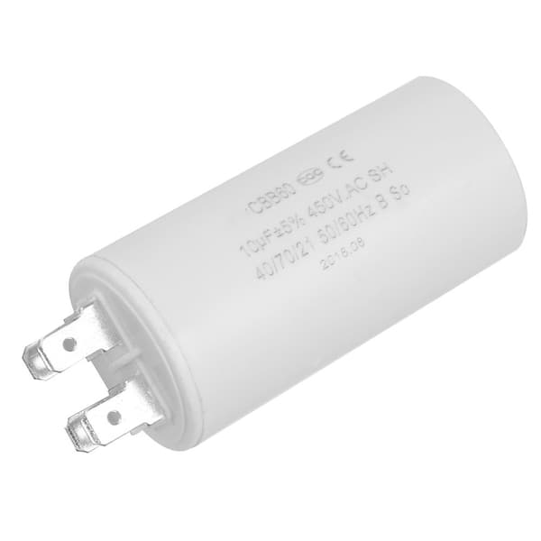 CBB60 Environmentally Friendly Double Insert Motor Start Capacitor 450V 10uf ESR 0.2