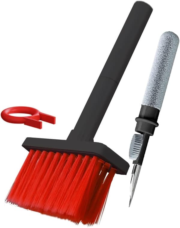 Black Cleaning Brush, 5 in 1 Keyboard Cleaning Set, Multifunctional