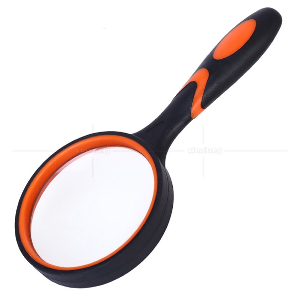 10x förstoringsglas * 65mm svart orange färg