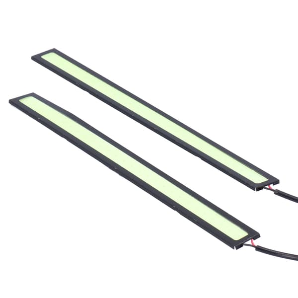 2 stk. Bil LED-lys Vanntette Supersterke COB Tåkelys Kjørelys 12V Universal