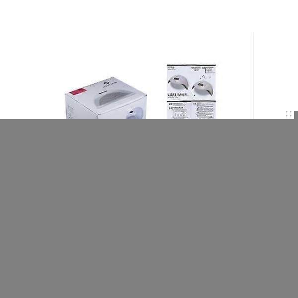 48w UV/LED-lampe med timerfunksjon Hvit