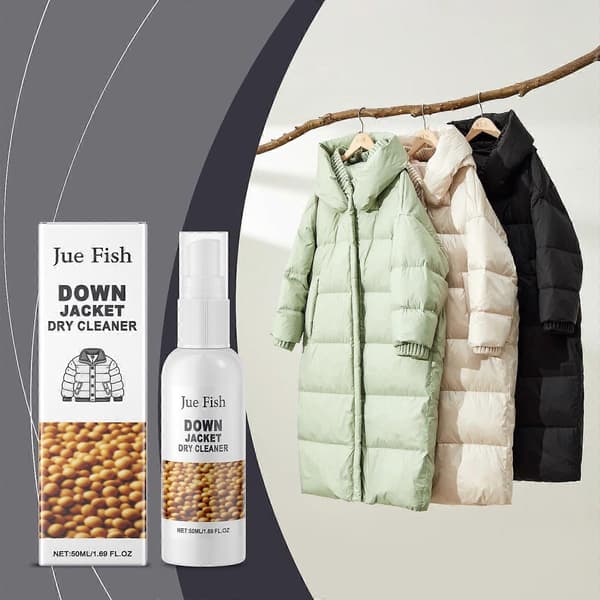 Jue Fish Down Jacket Detergent Mild Formula Stain and Odor Removal Down Jacket Cleaning and Care Detergent
