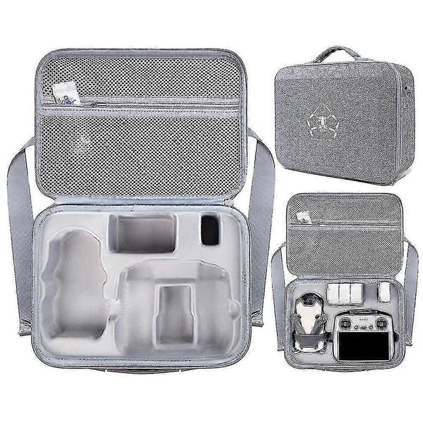 Compatible with Dji Mini 4 Pro Fly More Combo Rc Drone Accessories Storage Bag Eva Handbag Case with Shoulder Strap S
