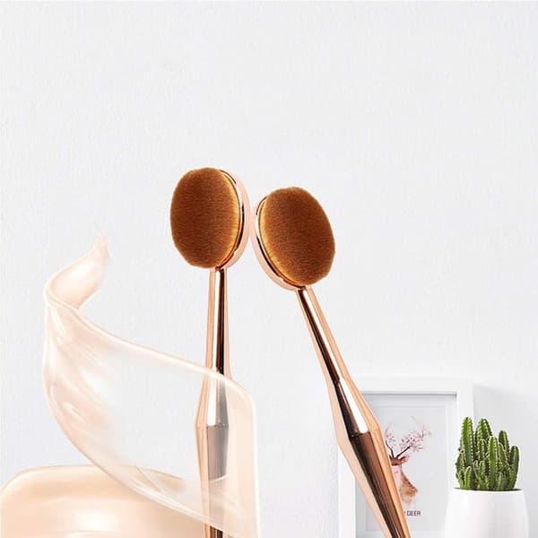 2 st sminkborstar, ansiktsmakeupborste, multifunktionell makeup