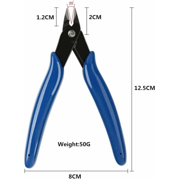 Diagonal Cutters, Side Cutters with Spring-Loaded PLATO-170 (5 Inch)