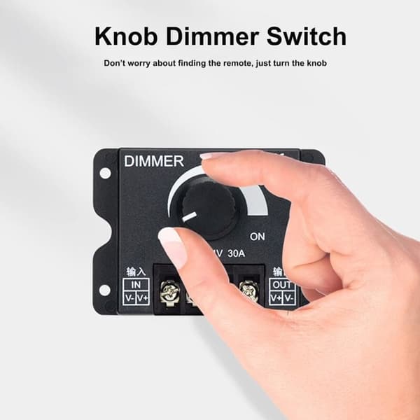 12v 24v 30a pwm lysdæmper controller 360w til LED-strips eller lamper