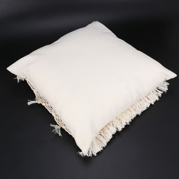 Boho-stil bomullsdusk pute håndlaget pyntepute bomullsdusk pute sofa dekorativ