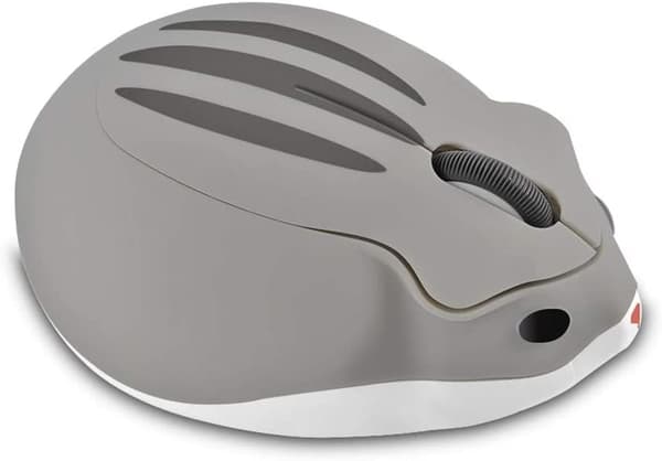 Trådløs mus sød hamsterformet computermus 1200DPI (grå)