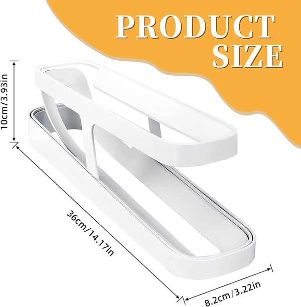 Egg Box, Double Layer Egg Container Refrigerator Egg Holder Fridge Egg Organizer Refrigerator Egg Box Egg Storage Box