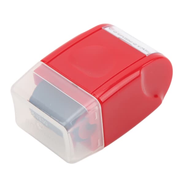 Confidential Stamp Light Sensitive Roller Removable Window ABS Material Confidential Roller Stamp Red