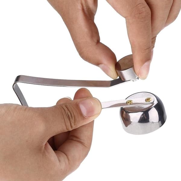 Stainless Steel Egg Topper - Egg Opener - Kitchen Gadget for Raw or Soft Boiled Eggs - Dishwasher Safe