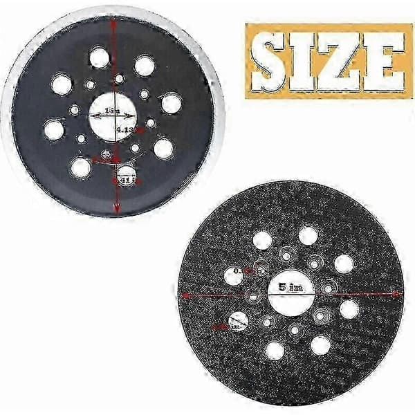 Replacement Pads for Bosch PEX 220 A - 2-piece Sanding Set with Velcro