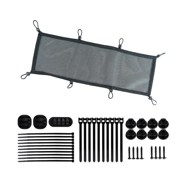 Cable Management Net Under Desk, Extra Cable Net, Flexible Privacy Net for Cable Management, Net Under Desk