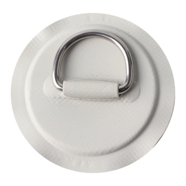 2 stk. oppustelig båd kajak D-ring pad lap PVC marine rustfrit stål fast spænde (grå)