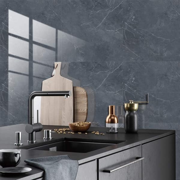 30x15cm (Anthracite, 16 pieces) - Rectangular Decorative Self-Adhesive Stickers