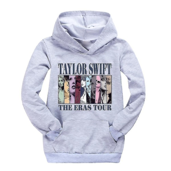 Pop Taylor Swift The Eras Tour Hættetrøje Piger Drenge Hættetrøje Pullover Toppe 9-14 år Børn Teenagere Høj kvalitet