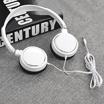 JTY-071 3,5 mm Wired Headphones Without Microphone White