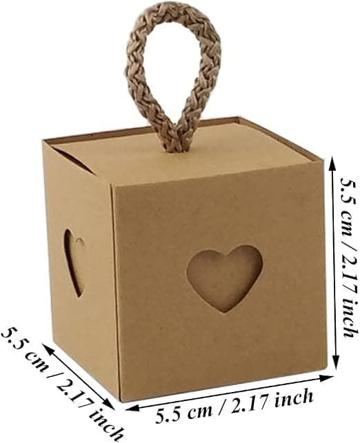 Presentförpackningslåda, 30 st Bröllopsfestlåda, Presentask i kartong