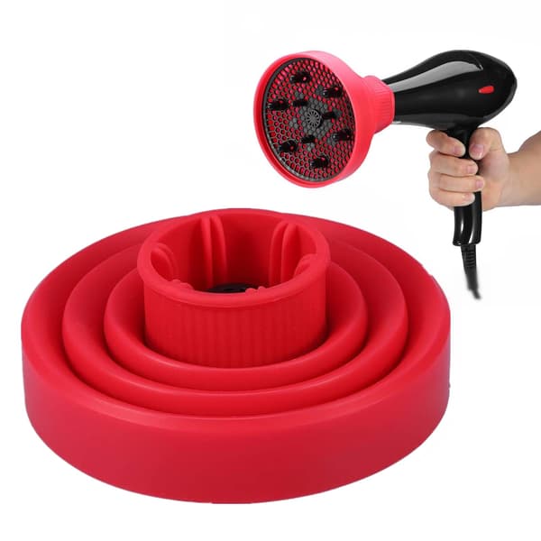 Universal hårdiffuser, professionel foldbar hårtørrer diffuser bærbar rejsefoldbar hårtørrer diffuser til krøllet hår