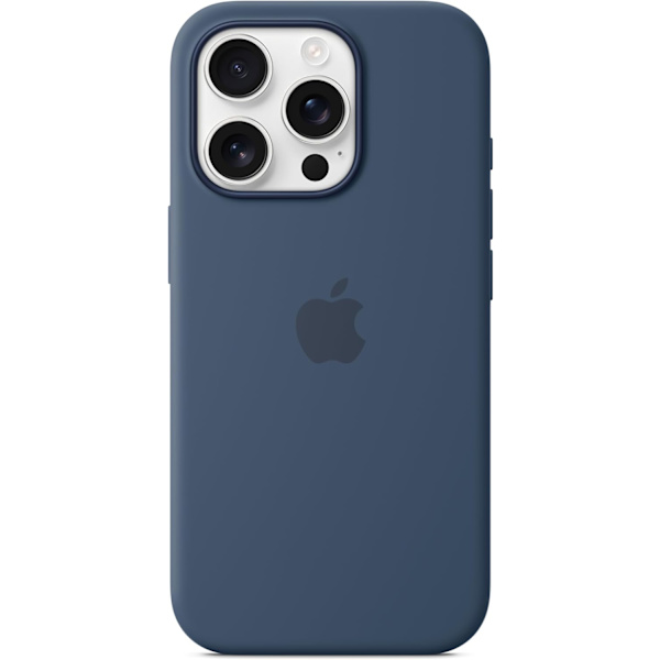 Apple iPhone 16 Pro Silikonskal med MagSafe - Mörkblå