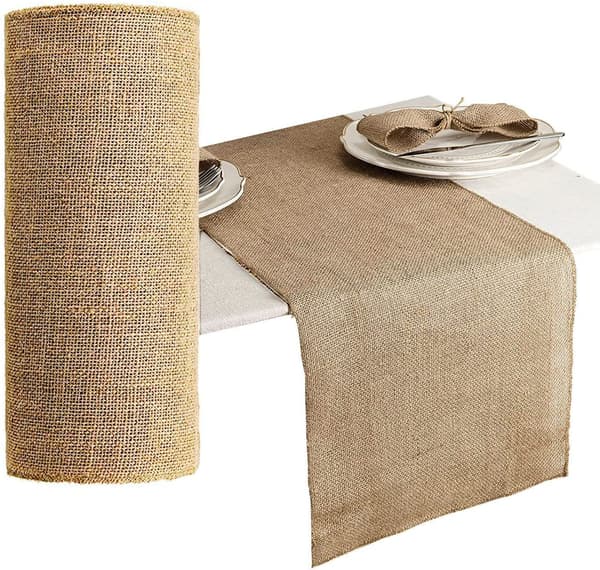 30 cm x 2 m brede linnedruller bryllupsdekoration hampevæv jute