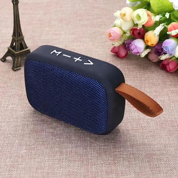 Wireless Portable BT Speaker Mini Fabric Speaker Deep Bass Hands-free Calling Support Hifi Speaker Grey