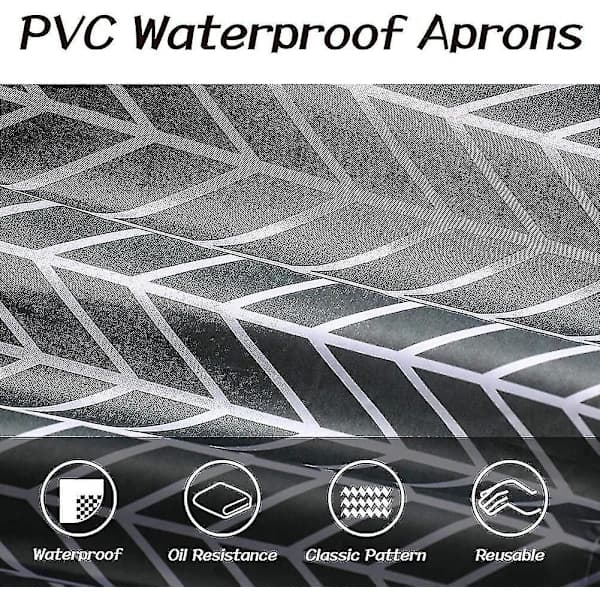3 Pieces Waterproof Aprons for Women with Pockets, Adjustable Kitchen Aprons