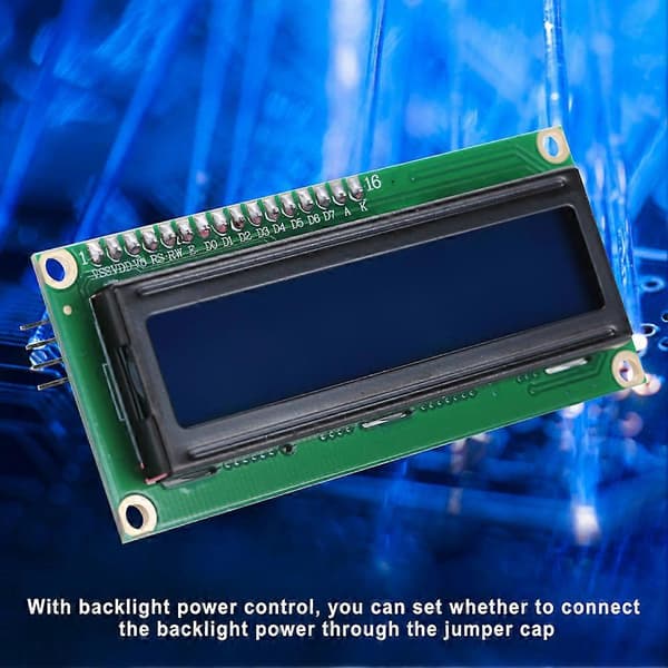 IIC/I2C LCD1602 Display Adapter Modul 5V Interfacekort
