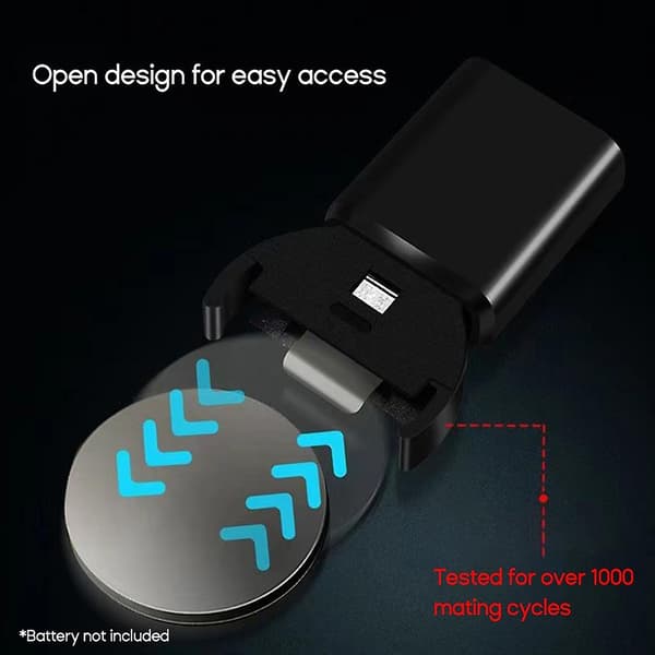 Mini lithium knapcelle USB C-oplader til Lir2032, lir1632, lir