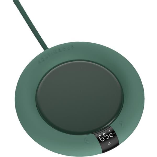 Three-speed constant temperature heated coaster & hot water coaster (green)