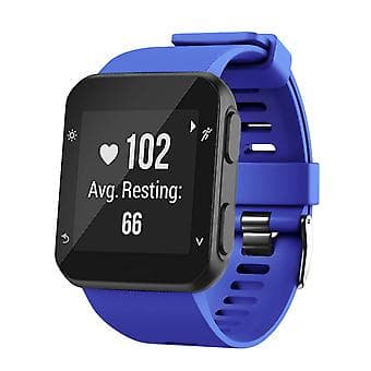 Silikonebånd til Garmin Forerunner 35 (Mørkeblå)