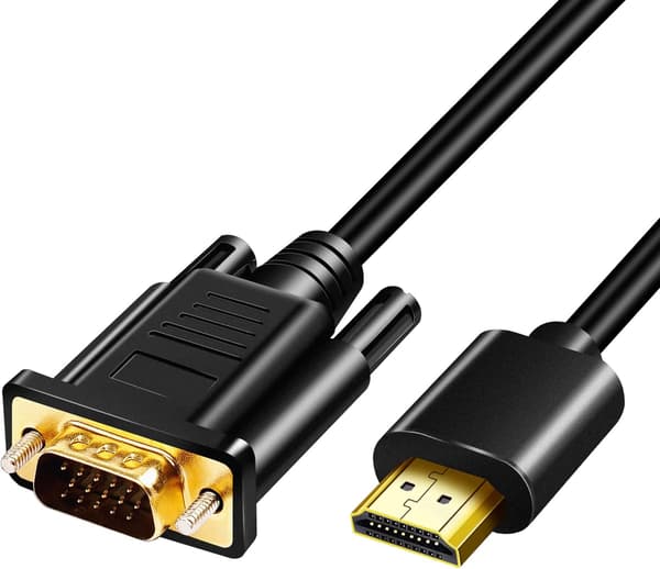 (1,8 m) HDMI til VGA-adapter, HDMI til VGA han til han-kabler, 1,8 m