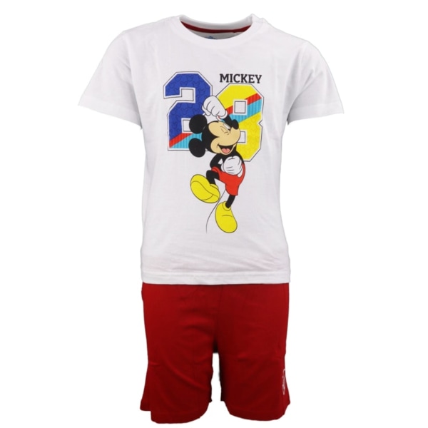 Disney Musse Pijamas Barnpyjamas Kort - Vit / 128