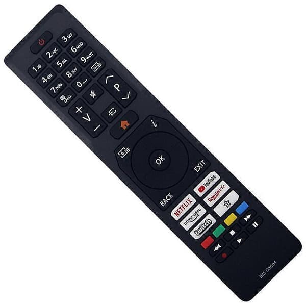 RM-C3604 Remote Control for JVC TV Handheld Ergonomic Replacement Remote Infrared [DB]