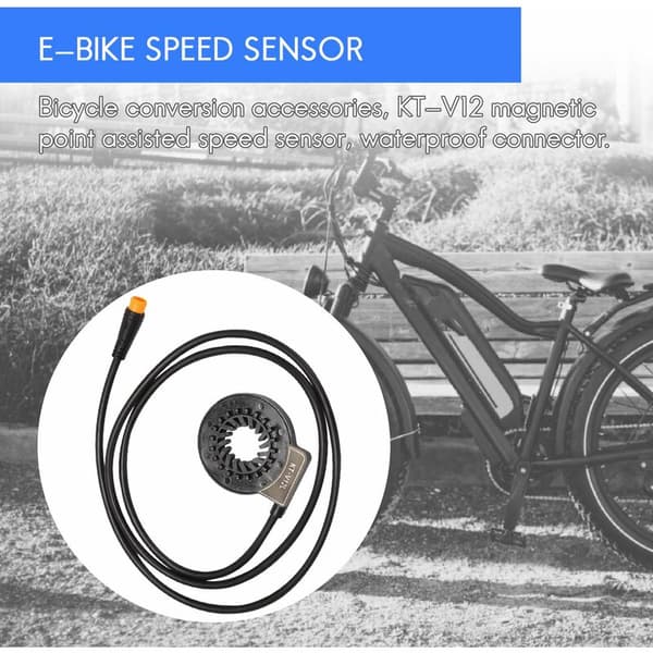 Elektrisk cykel PAS-sensor E-cykel vandtæt konverteringssæt dele E-cykel PAS-sensor assistsystem KT-V12L