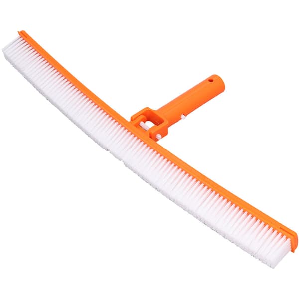 Pool Brush 20 \" Flexible Curved Quickly Cleans Strong Stable Wide Clean Surface Pool Cleaning Tool