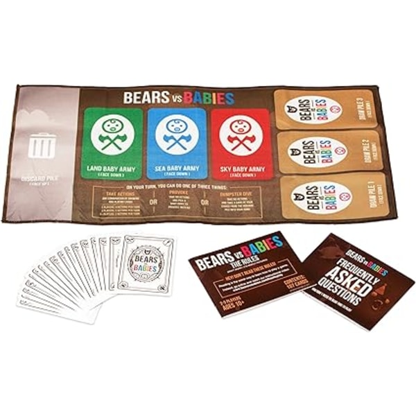 Bear vs Baby Kitten Blast - Kortspill for voksne, tenåringer og