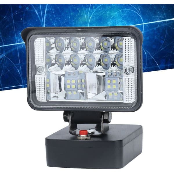 LED-hodelykt Super Bright utvendig lys med strobe for Bosch 18V BAT-serie litiumbatteri