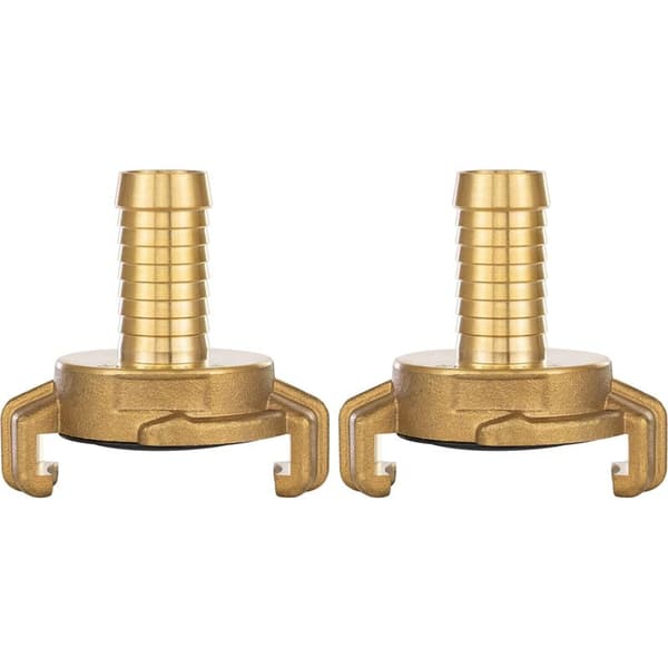 2x Brass Quick Coupling 1/2 inch socket (Geka System Coupling 1/2 inch socket)