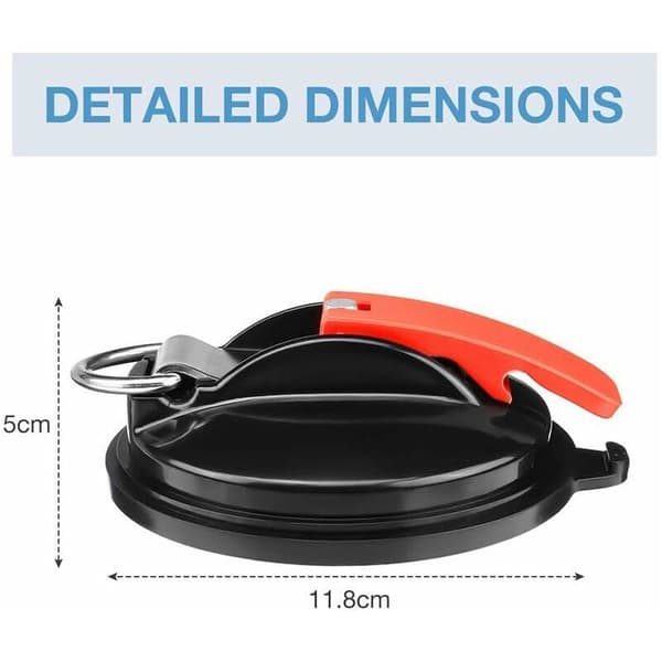 4-pack suction cup hooks - With 8 S-hooks - For home, workshop, camping - Suitable for connecting blinds, clotheslines, etc.