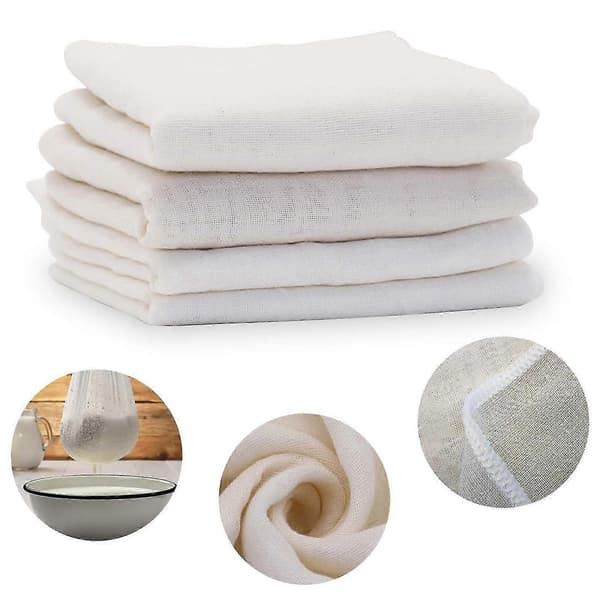 5 Pieces Cotton Cheesecloth Kitchen Cloth 90*90cm 90*90cm