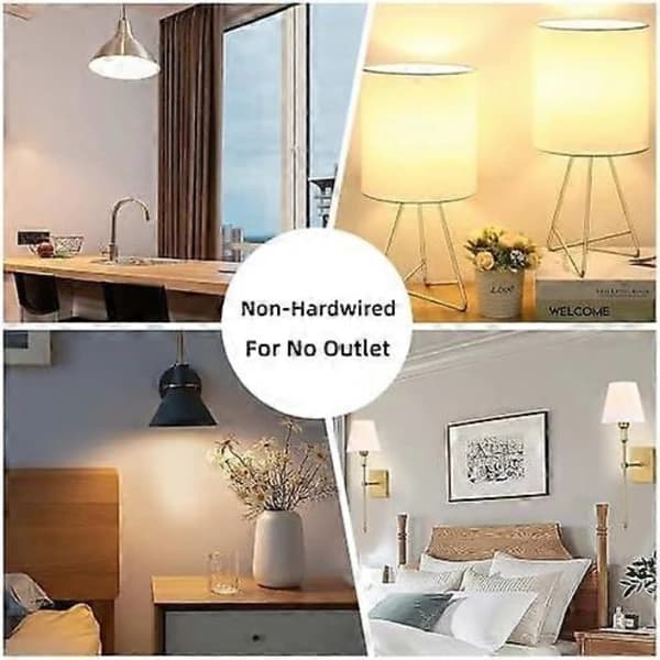 E14 Rechargeable LED Bulb 2-pack, 300LM, Remote Control & Dimmable