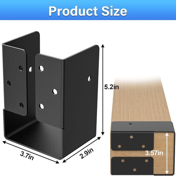 Hidden Beam Hanger (1-Pack), Outdoor Hidden Beam Bracket