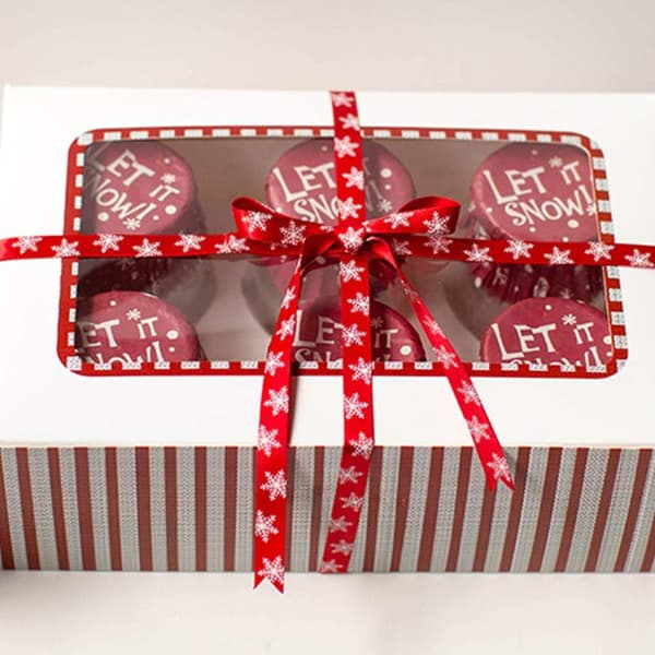 Grosgrain Christmas Ribbon, Colorful Double-Sided Polyester