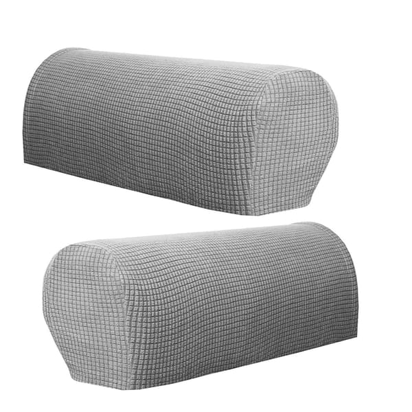 Beskyttelse for lenestolarmelener, 2-pakning, fleece av høy kvalitet, elastisk lenestol-/sofaarmbeskyttelse, stretchpassform