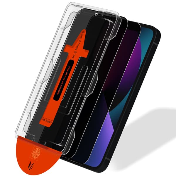 2-pack Compatible with iPhone 13 Privacy Screen Protector - Tempered Glass | [Automatic Installation] - Bubble-free[LD]