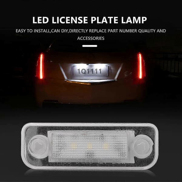 LED-nummerpladelys fejlfri til W203 5D W211 R171 W219[DB]