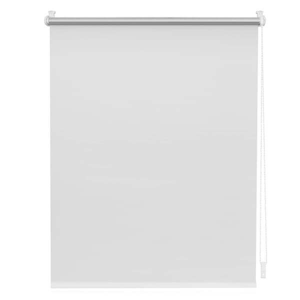 Thermal roller blind without drilling, blackout roller blind, wall mounting, 90 cm x 200 cm White White